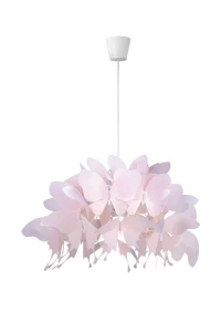 Lampa wisząca FARFALLA 1 różowa 1xE14 Light Prestige