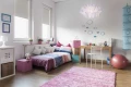 Lampa wisząca FARFALLA 1 różowa 1xE14