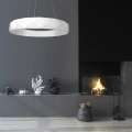 Lampa wisząca REUS biała LED
