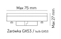 Fan Kwadrat FKW-K100