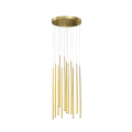 Lampa wisząca LOUISE złota 12xLED wys.180cm