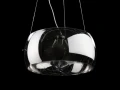 Lampa wisząca COSMO 2 srebrna 3xE27 wys.150cm