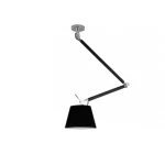 Lampa wisząca Azzardo ZYTA S LAMPBODY czarna 1xE27 wys.32-130cm