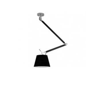 Lampa wisząca Azzardo ZYTA S LAMPBODY czarna 1xE27 wys.32-130cm