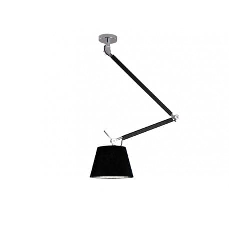 Lampa wisząca ZYTA S LAMPBODY czarna 1xE27 wys.32-130cm