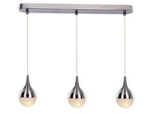 Lampa wisząca Azzardo CECILIA 3 LINE srebrna 3xG9 wys.150cm
