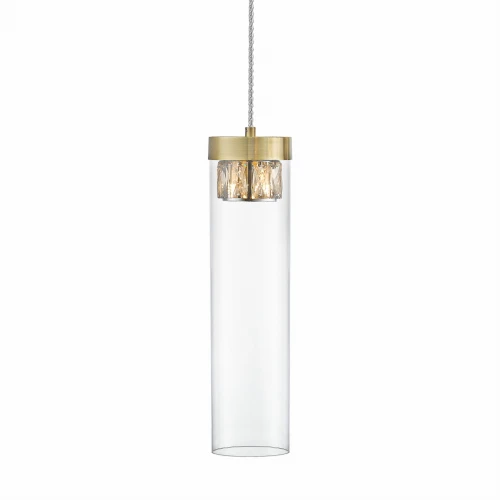 Lampa wisząca GEM P0389-01D-0FD2 brązowy wenge 1xG9 wys.43-154cm