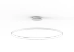 Lampa wisząca Zumaline LA0717/1 - WH - CIRCLE Fi biała LED 1xLED wys.250cm