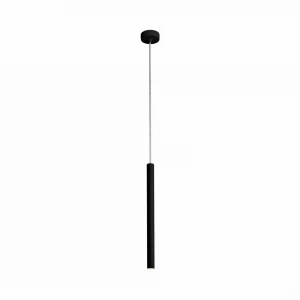 Lampa wisząca Zumaline LOYA P0461-01A-P7P7 1xLED czarna wys.64-140cm