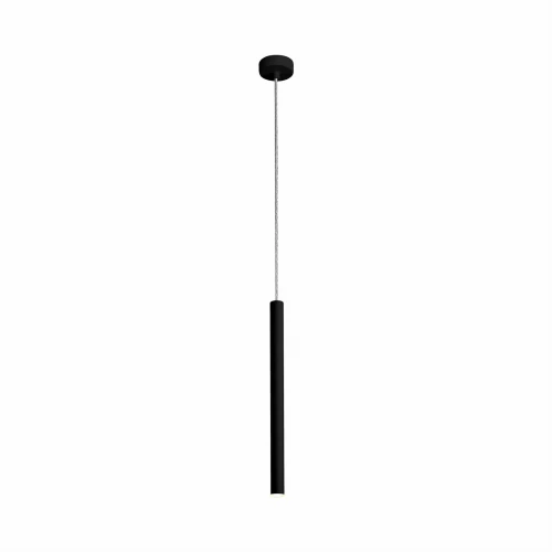 Lampa wisząca LOYA P0461-01A-P7P7 1xLED czarna wys.64-140cm