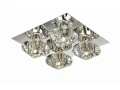 Plafon RUBIC 4 TOP transparentny 4xG9 szer.30cm