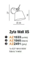 ZYTA WALL XS WHITE