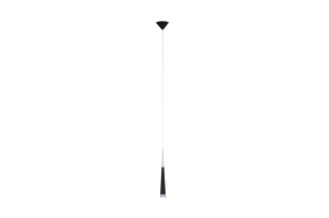 Lampa wisząca Azzardo BRINA 1 czarna LED wys.120cm