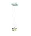 Lampa wisząca RUBIC transparentna 1xG9 wys120cm