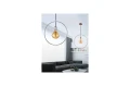 Lampa wisząca KRUG chrom 1xE27 wys.115cm