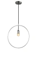 Lampa wisząca KRUG chrom 1xE27 wys.115cm