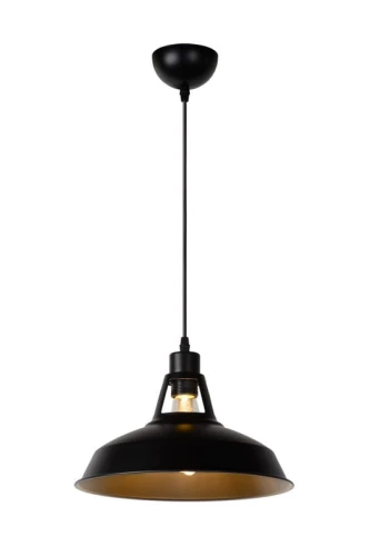 Lampa wisząca mosiądzY/BIS 43401/31/30 czarna 1xE27 wys.149cm