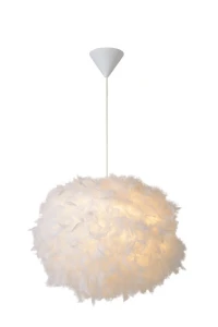 Lampa wisząca Lucide Goosy 71367/50/31 Biała 1xE27 165cm