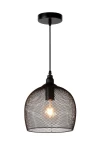 Lampa wisząca Lucide Mesh 43404/22/30 Czarna 1xE27 150cm