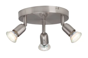 Plafon Brilliant LOONA G28834/13 srebrny 3xGU10