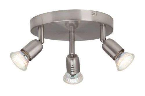 Plafon LOONA G28834/13 srebrny 3xGU10