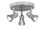 Plafon Brilliant SANNY G15434/77 srebrny 3xGU10
