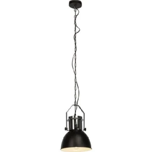 Lampa wisząca Brilliant SALFORD 93590/76 czarna 1xE27 wys.116cm