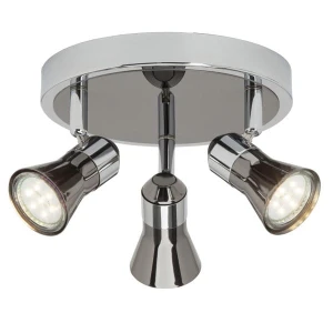 Plafon Brilliant JUPP LED G18334/76 czarny 3xGU10