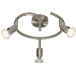 Plafon Brilliant LOONA G28833/13 srebrny 3xGU10