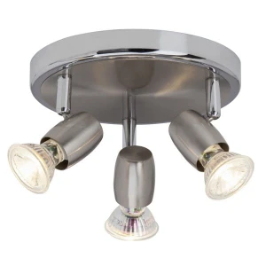 Plafon Brilliant WESLEY G54834/77 srebrny 3xGU10