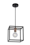 Lampa wisząca Lucide Arthur 08424/01/30 Czarna E27 155cm