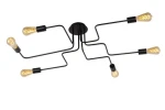 Plafon Lucide Lester 21112/06/30 Czarny 6xE27 Szer.75cm