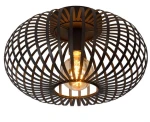 Lampa wisząca Lucide Manuela 78174/40/30 Czarna 1xE27 23cm