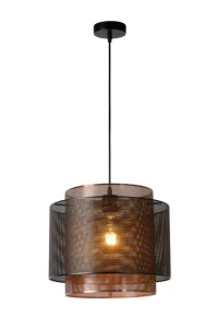 Lampa wisząca Lucide Orrin 02404/01/30 Czarna 1xE27 160cm