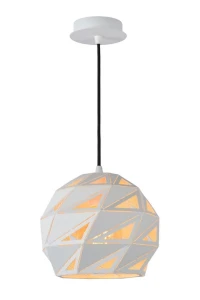 Lampa wisząca Lucide Malunga 21415/25/31 Biała 1xE27 150cm