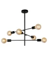 Lampa wisząca Lucide Lester 21119/06/30 Czarna 4xE27 85