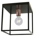 Plafon Lucide Arthur 08124/01/30 Czarny 1xE27 Szer.25cm
