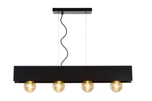 Lampa wisząca SURTUS 30474/04/30 czarna 4xE27 wys.130cm