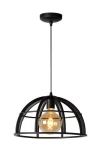 Lampa wisząca Lucide Dikra 76464/01/30 Czarna 1xE27 150cm