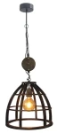Lampa wisząca Brilliant Matrix 2 HK17186S76 czarna 1xE27 wys.147cm