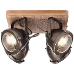 Plafon Brilliant CARMEN Wood 72035/84 brązowy HK14372S06