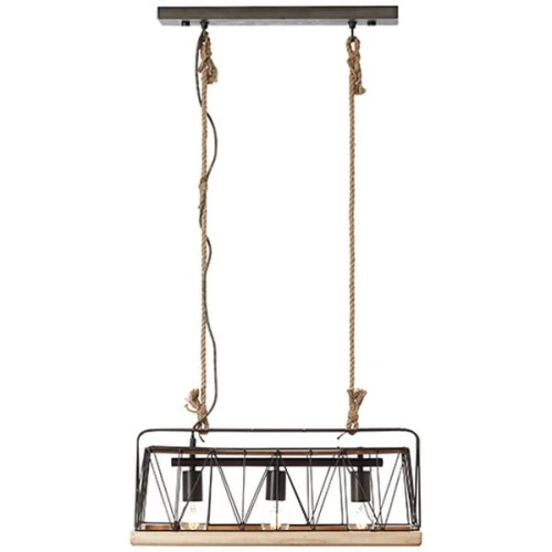 Lampa wisząca NARCY 93587/71 szara 3xE27 wys.110cm