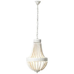 Lampa wisząca Brilliant LIBA 93726/05 biała 1xE27 wys.120cm