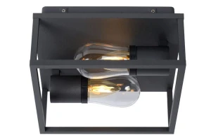 Plafon Lucide Carlyn 27100/02/30 Czarny 2xE14 Szer.25cm