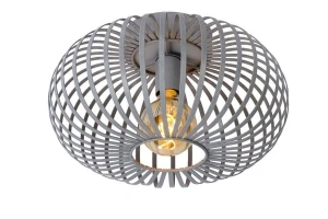 Plafon Lucide Manuela 78174/40/36 Szary 1xE27 Szer.40cm