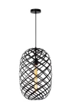 Lampa wisząca Lucide Wolfram 21417/32/30 Czarna 1xE27 160