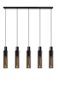 Lampa wisząca Lucide Orlando 74404/05/65 Szara 5xE27 172cm