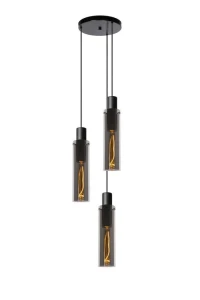 Lampa wisząca Lucide Orlando 74404/13/65 Szara 3xE27 172cm