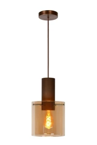 Lampa wisząca Lucide Toledo 74405/01/62 Brązowy Wenge 1xE27 165cm