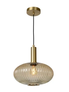 Lampa wisząca Lucide Maloto 45386/30/62 Brązowy Wenge 1xE27 150cm